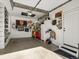 Well-organized garage with plenty of storage space and a variety of tools for DIY projects and car maintenance at 6266 W Prentice Ave, Littleton, CO 80123