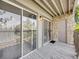 Balcony with stone accent wall and views overlooking the surrounding landscape at 2575 S Syracuse Way # K201, Denver, CO 80231