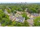 Residential neighborhood with tree-lined streets and well-maintained homes, with city skyline in the distance at 6839 S Niagara Ct, Centennial, CO 80112