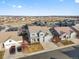 Aerial view of the community showcasing well-maintained homes, landscaping, and neighborhood layout at 10730 Hillrose St, Parker, CO 80134