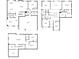 Floorplan showing layout of the home's three floors at 10730 Hillrose St, Parker, CO 80134