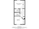 Floor plan of upper level with two bedrooms and two baths at 9044 W 63Rd Ave, Arvada, CO 80004