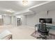 Finished basement featuring an office space and storage area at 4250 Wyandot St, Denver, CO 80211