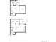 Detailed floor plan showcasing the layout of the kitchen, living room, bedrooms and other key areas at 2658 S Xanadu Way # B, Aurora, CO 80014