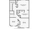 Upstairs floor plan featuring bedrooms and bathrooms at 535 Lost Valley Pt, Castle Rock, CO 80108