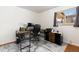 This office space has natural light, neutral walls, and space for your work-from-home needs at 2434 S Ogden St # 2434-2436, Denver, CO 80210