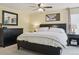 Inviting bedroom with a comfortable bed, ample storage, and soft, neutral tones at 10570 Humboldt Peak Way, Parker, CO 80138
