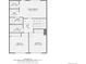 Upstairs floor plan featuring three bedrooms, three bathrooms, and a hallway at 9057 E Oxford Dr, Denver, CO 80237