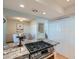 Updated kitchen with stone countertops, stainless steel appliances, and ample cabinet space at 9057 E Oxford Dr, Denver, CO 80237