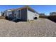 Backyard with minimal landscaping, awaiting a personalized touch at 9477 Market Ln, Parker, CO 80134
