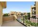 Spacious balcony offers a view of the community and surrounding landscape at 1100 Rockhurst Dr # A, Highlands Ranch, CO 80129