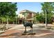 Outdoor view of community statue and entrance to a community building at 1100 Rockhurst Dr # A, Highlands Ranch, CO 80129