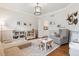 Cozy playroom featuring a comfortable seating area, playful decor, and ample storage solutions for toys and books at 20363 E Top T Ranch Pl, Parker, CO 80134