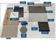 A collection of flooring, cabinet, backsplash, and countertop samples for kitchen and bathroom at 3109 Newfound Lake Rd, Berthoud, CO 80513