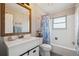 Bathroom with a tub, shower, and a white vanity at 391 Burgess Dr, Castle Rock, CO 80104