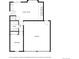 Floor plan featuring a Gathering room, bedroom, bath, hall, and garage at 10157 W Fremont Pl, Littleton, CO 80127