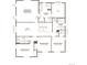 Second-floor plan with owner's suite, three bedrooms, a loft, a laundry room, and ample closet space at 2633 Sawyer Ln, Erie, CO 80026