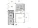 First-floor plan featuring open living spaces, a modern kitchen, a two-car garage, and optional covered patio at 2633 Sawyer Ln, Erie, CO 80026