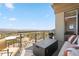 Spacious balcony with outdoor seating and stunning views of the surrounding area at 5455 Landmark Pl # 1106, Greenwood Village, CO 80111