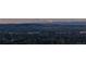 Panoramic view of the city skyline and mountains in the distance at 5455 Landmark Pl # 1106, Greenwood Village, CO 80111