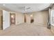 Spacious primary bedroom with large closet and bathroom access at 2357 Morningview Ln, Castle Rock, CO 80109