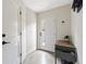 Modern entryway with a stylish console table and ample lighting at 5125 W 29Th Ave # 5, Denver, CO 80212