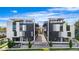 Modern condos boast striking black and white exterior, rooftop terraces, and attractive landscaping at 5125 W 29Th Ave # 5, Denver, CO 80212