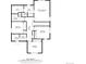 Second floor plan displaying bedrooms, bathrooms, laundry, and closet locations at 870 Mosquito Ct, Elizabeth, CO 80107