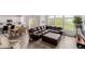 Open-concept floor plan with living room, dining area, and kitchen, offering ample natural light at 870 Mosquito Ct, Elizabeth, CO 80107