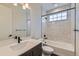 Clean bathroom with tub and shower combo at 1853 Hickory Ave, Erie, CO 80516