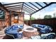 Outdoor patio area featuring comfortable seating around a stylish fire pit, perfect for entertaining at 2300 Jasmine St, Denver, CO 80207