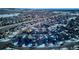 Aerial view of neighborhood showing homes and streets at 8716 Starwood Ln, Parker, CO 80134