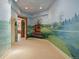 Hallway with beautiful wall mural at 606 Cliffgate Ln, Castle Rock, CO 80108