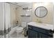 Bathroom features a shower/tub combo and single sink vanity at 1777 Spruce St, Denver, CO 80220