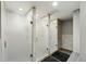 Community showers with frosted glass and dark floor mats at 2960 Shadow Creek Dr # 201, Boulder, CO 80303