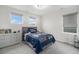 Well-lit bedroom with two windows and a playful design, perfect for a  at 6429 Stable View St, Castle Pines, CO 80108