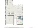 First floor plan featuring the living room, kitchen, office, and bathrooms at 6429 Stable View St, Castle Pines, CO 80108