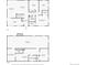 Detailed floor plan showcasing the layout of the first floor and basement at 8075 Sunset Dr, Lakewood, CO 80214