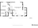 Detailed floorplan showcasing the layout of the living room, kitchen/living room, bedroom, and entry on Floor 1 at 68 N Quicksilver Ave, Castle Rock, CO 80104