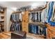 Spacious walk-in closet with custom shelving and ample storage space for clothes and accessories at 148 S Holman Way, Golden, CO 80401