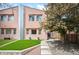 Charming home with modern architectural elements, manicured lawn, and welcoming walkway at 469 Elati St, Denver, CO 80204