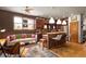 Stylish kitchen featuring modern appliances, ample counter space, and seamless flow to the living area at 469 Elati St, Denver, CO 80204