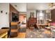 Comfortable living room with stylish decor, a TV, and seamless flow to other rooms, creating an open space at 469 Elati St, Denver, CO 80204