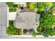 Birds-eye view of the home showcasing the roof, landscaping and the property's overall layout at 10614 Kicking Horse Dr, Littleton, CO 80125