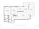 A detailed floor plan exhibits the layout of the kitchen, living room, bedrooms, and balconies at 130 N Pearl St # 304, Denver, CO 80203