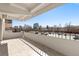 Spacious patio offers expansive views of the city skyline and neighborhood at 130 N Pearl St # 304, Denver, CO 80203