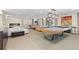 Recreation room with pool table, fireplace, and comfortable lounge seating at 130 N Pearl St # 304, Denver, CO 80203