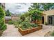 Private backyard with garden, patio, and pergola at 2533 E 11Th Ave # 1, Denver, CO 80206