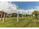 Community green space featuring modern art installations and landscaping at 2346 Central Park Blvd, Denver, CO 80238