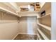 Walk-in closet with shelving for organized storage at 2346 Central Park Blvd, Denver, CO 80238